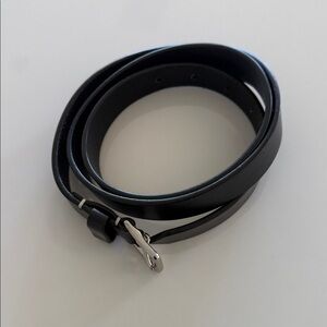Coach Black Leather Women's Belt